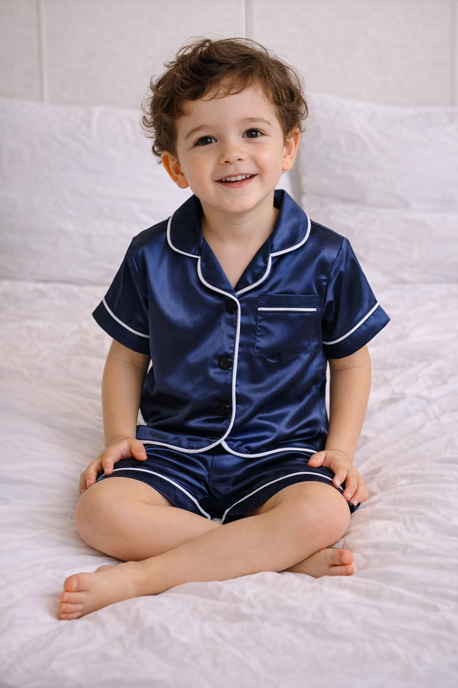 Pyjama Satin Enfant — Uni Court